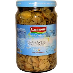 FUNGHETTI AFFETTATI IN OLIO VEGET.KG1,7